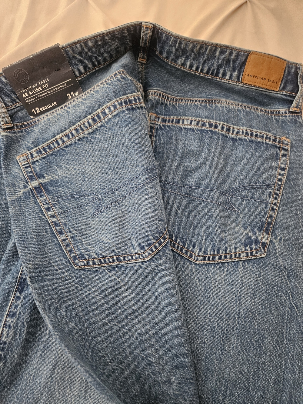 American Eagle Outfitters Classic Blue A Line Jean - Picture 2 of 4